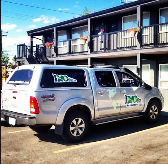 Fiona de banho tomado em frente ao nosso 